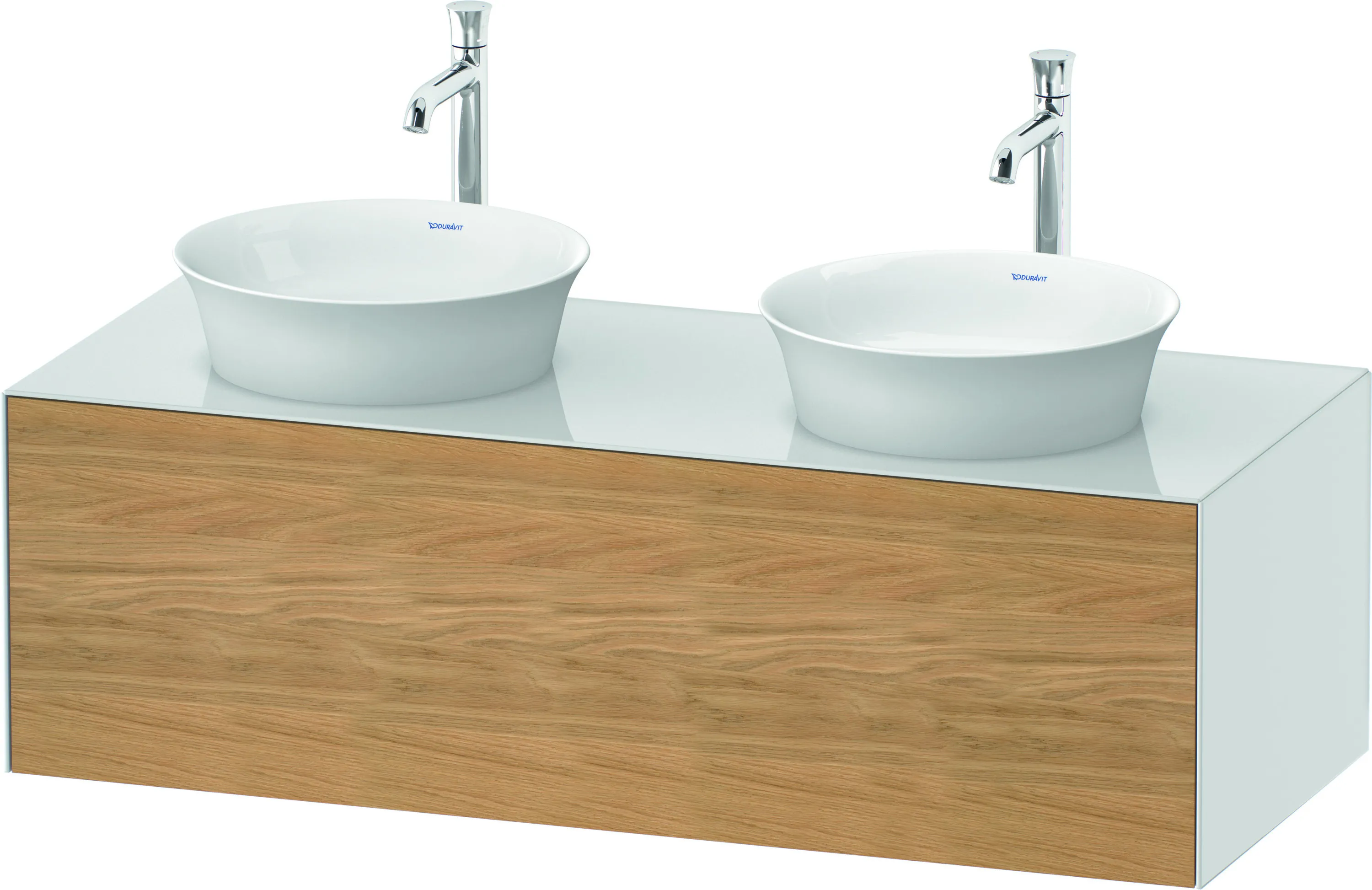 Duravit Waschtischunterschrank wandhängend „White Tulip“ 130 × 40,8 × 55 cm