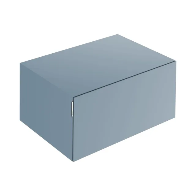 KEUCO Sideboard mit Auszug „Edition 11 Art“ Blue Satin (Lack, seidenmatt), Blue Satin (Lack, seidenmatt), ohne Beleuchtung 80 × 35 × 49 cm
