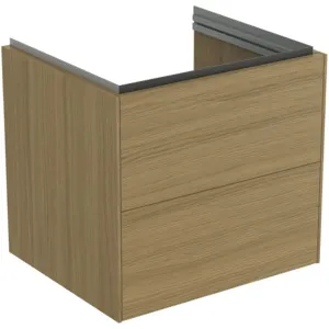 Ideal Standard Waschtischunterschrank „Conca“ 60 × 55,5 × 50,5 cm Eiche hell Furnier