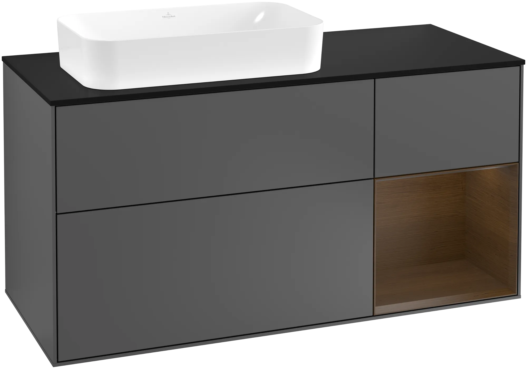 Villeroy & Boch Finion Waschbeckenunterschrank G28, anthrazit