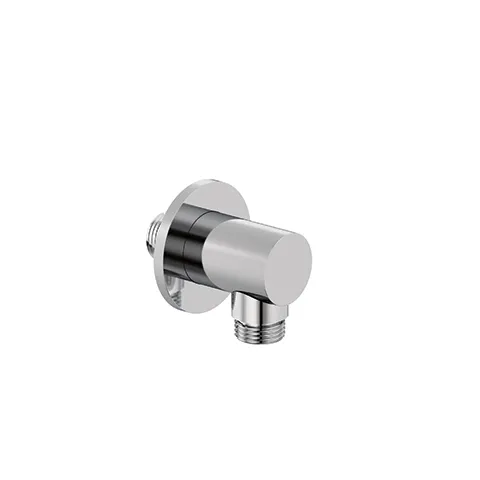 Kludi A-QA Wandanschlussbogen rund Chrom, DN 15, Messing verchromt