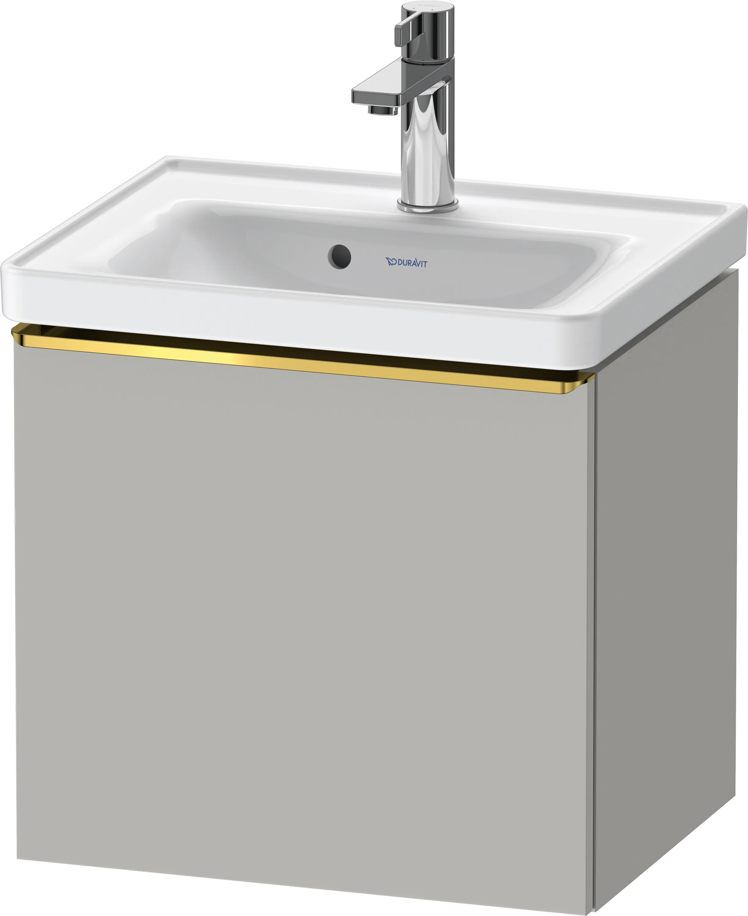 Duravit Waschtischunterschrank wandhängend „D-Neo“ 48,4 × 44 × 37,2 cm Betongrau Matt