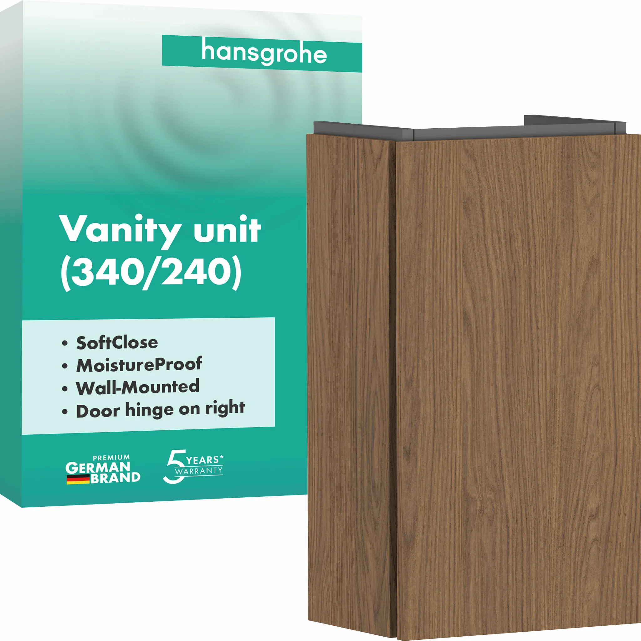 Hansgrohe Waschtischunterschrank „Xilesa E“ in Eiche Kaschmir
