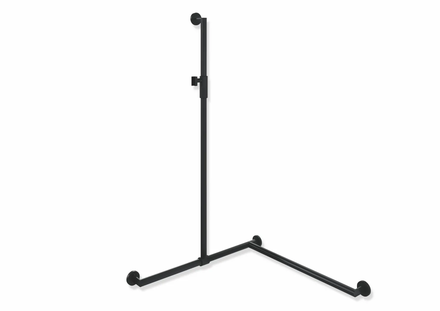 HEWI Haltegriff Ausführung rechts „System 900“ in Schwarz tiefmatt / Schwarz matt, Befestigung verdeckt HEWI Haltegriff Ausführung rechts „System 900“ in Schwarz tiefmatt / Schwarz matt, Befestigung verdeckt