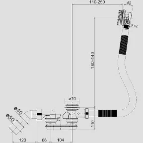 Funktionseinheit SWING PLUS Bauhoehe 110 flex Funktionseinheit SWING PLUS Bauhoehe 110 flex