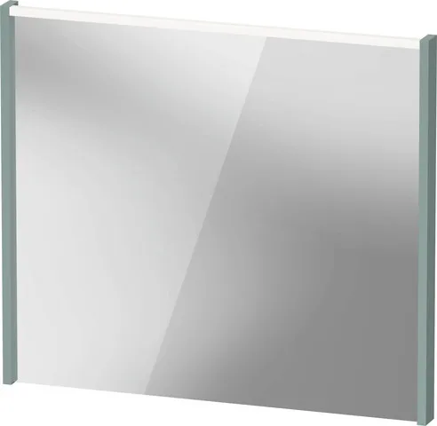 Duravit Spiegel mit LED-Beleuchtung „D-Code“ 80 × 70 cm in Fjordgrün Matt