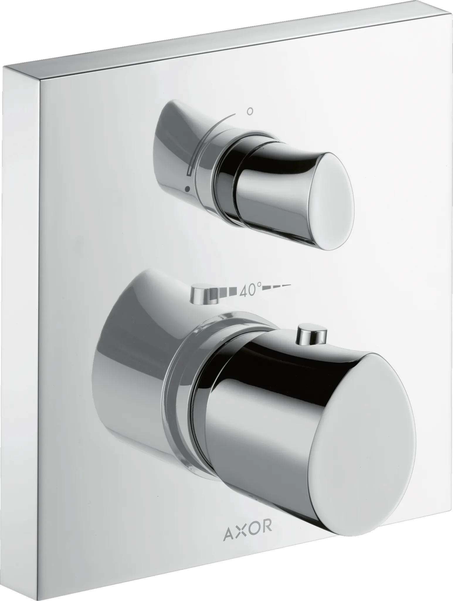 Thermostat UP Axor Starck Organic F-Set chrom mit Absperrventil Thermostat UP Axor Starck Organic F-Set chrom mit Absperrventil