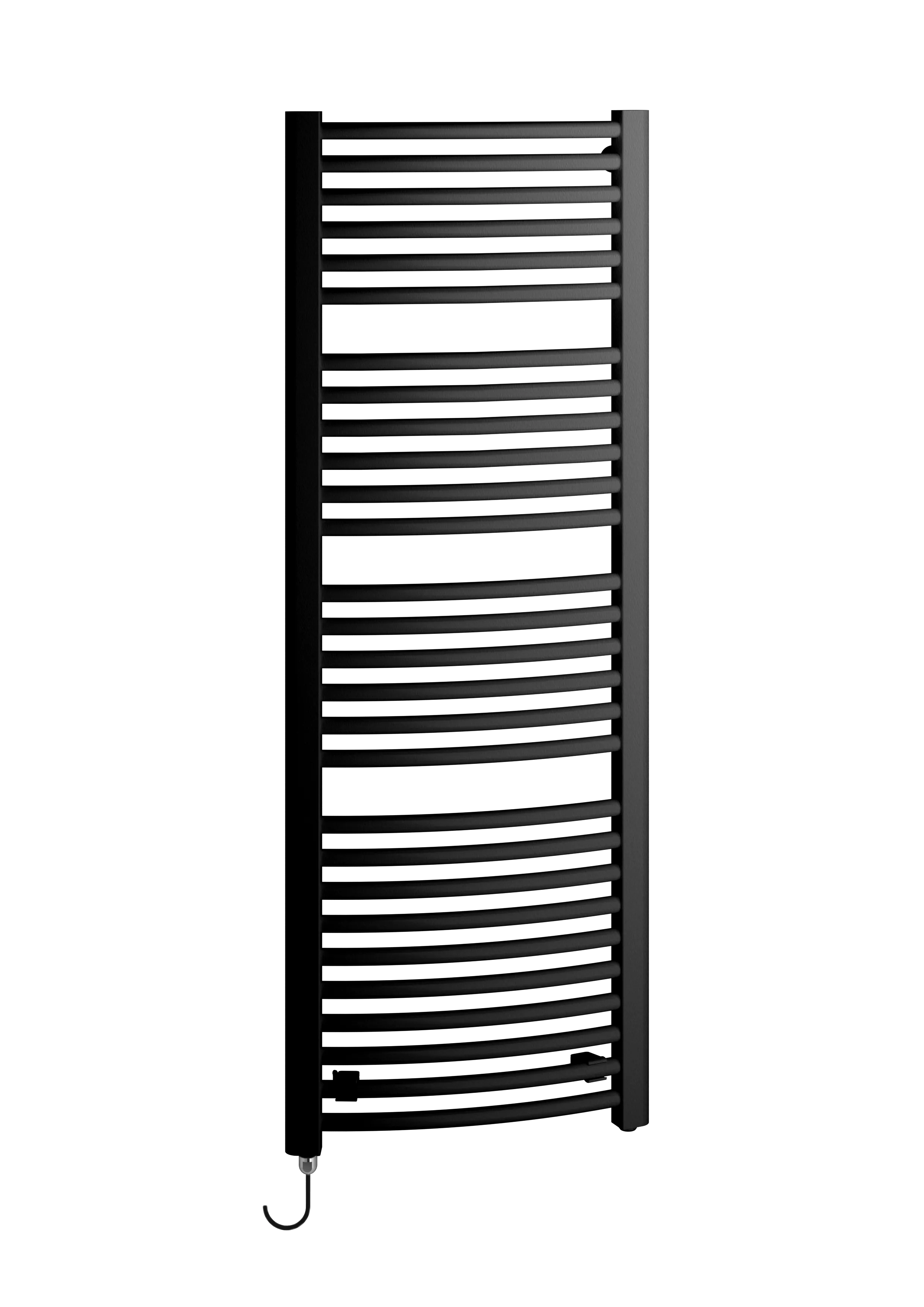 Kermi Elektroheizkörper „Basic®-50 R-E“ 89,9 × 117,2 cm in Schwarz Soft