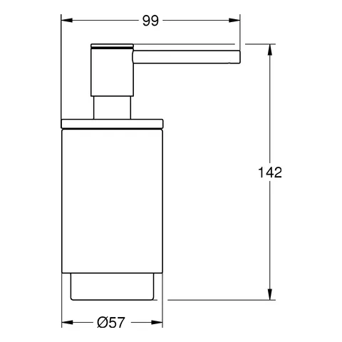 Seifenspender Selection 41028, für Halter 41027, chrom Seifenspender Selection 41028, für Halter 41027, chrom