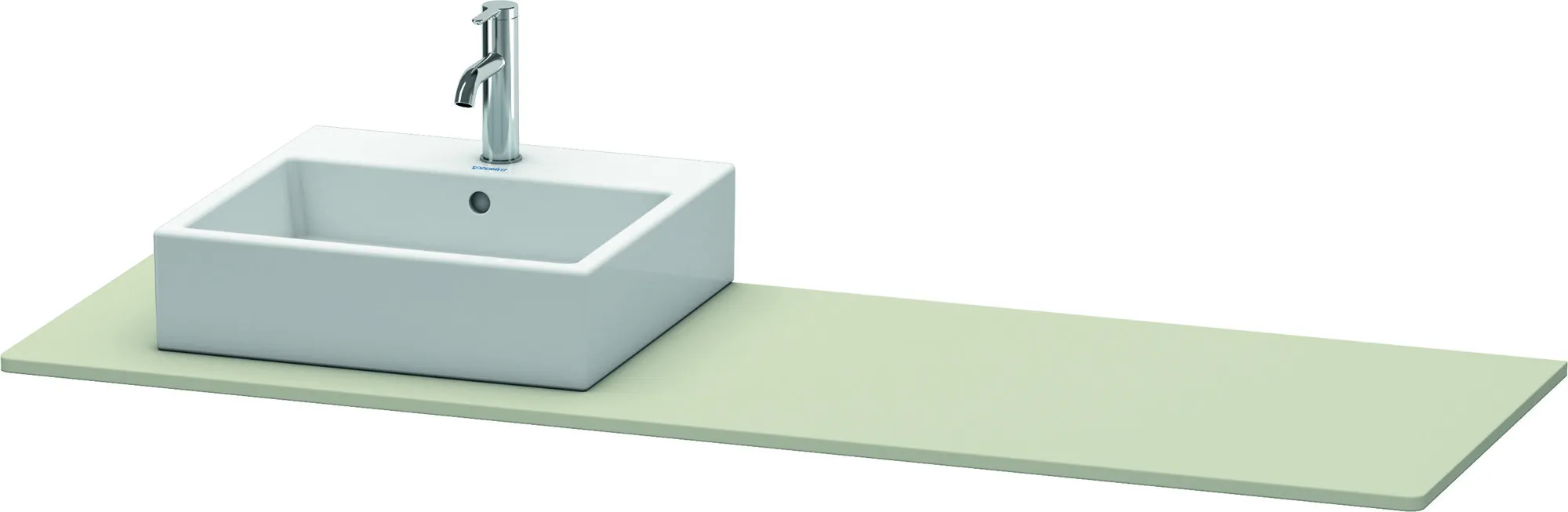 Duravit Konsole „XSquare“ in Taupe Seidenmatt