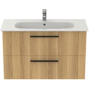 Möbelpaket i.life A mit Waschtisch 100cm und Unterschrank mit schwarzem Griff Weiß matt Möbelpaket i.life A mit Waschtisch 100cm und Unterschrank mit schwarzem Griff Weiß matt