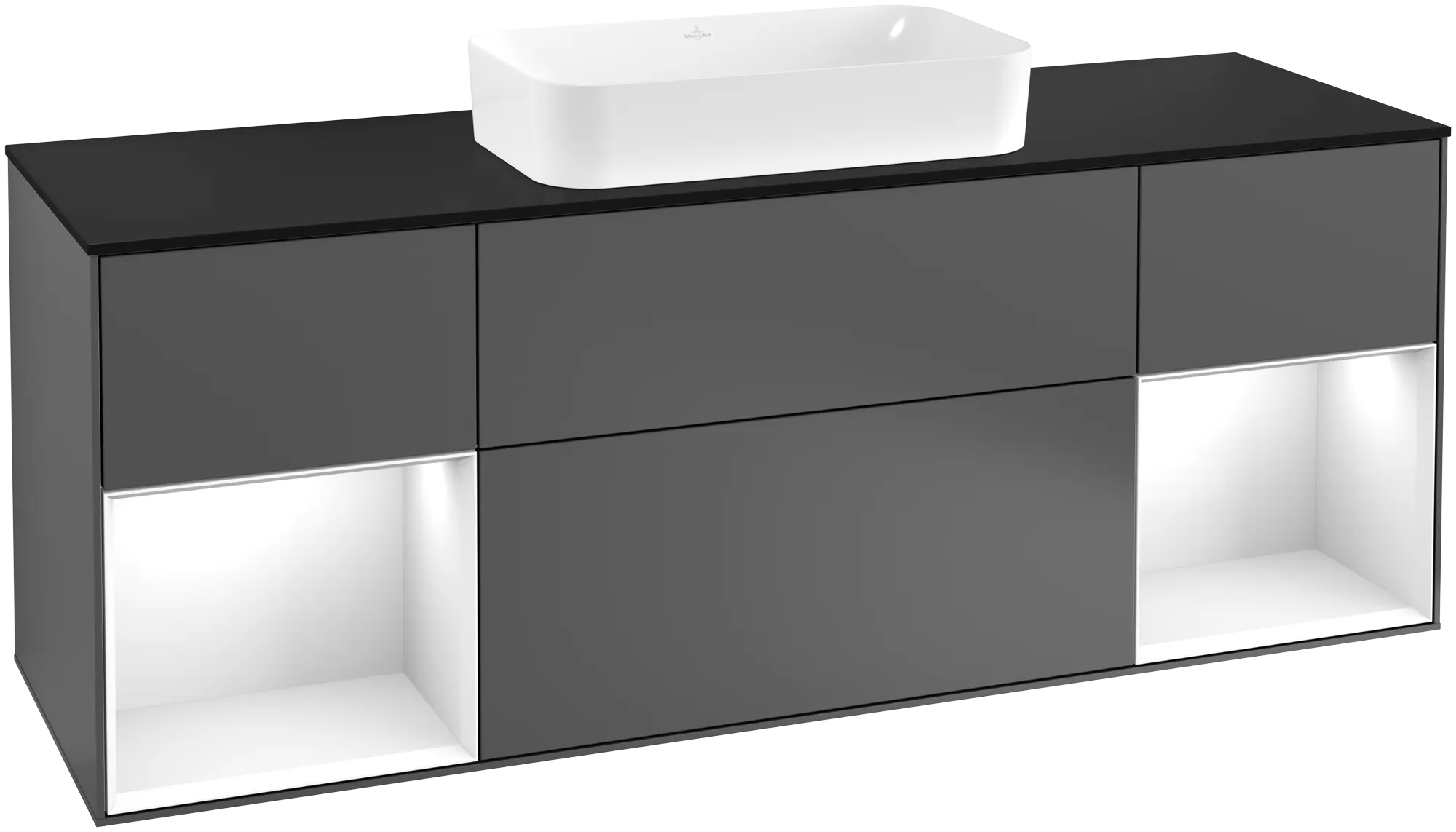 Villeroy & Boch Finion Waschbeckenunterschrank F33 1600x603x501mm m Bel FK/RE/AP: GK/GF/2