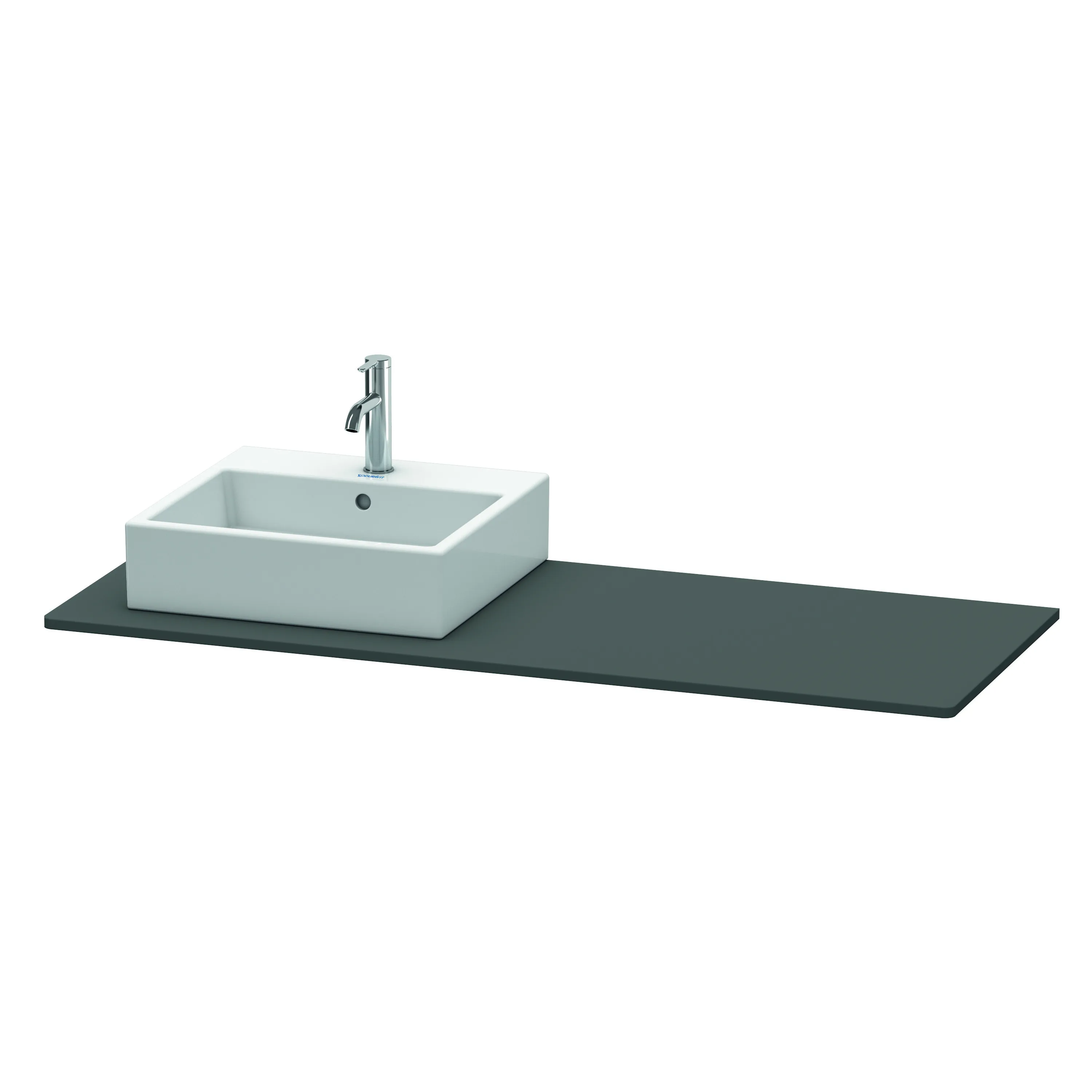 Duravit Konsole „XSquare“ in Graphit Matt Duravit Konsole „XSquare“ in Graphit Matt