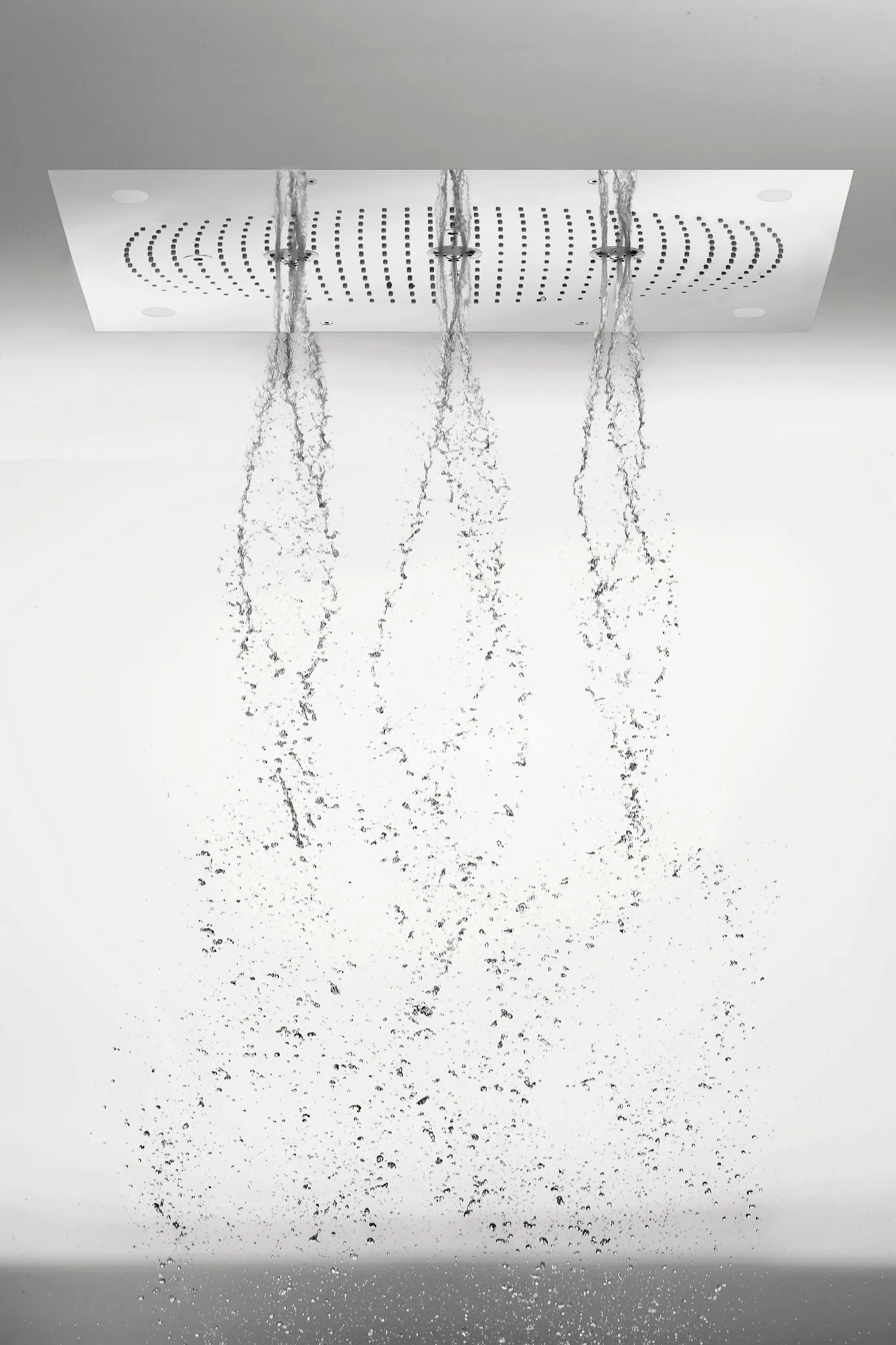 Kopfbrause Rainmaker rechteckig chrom mit Licht