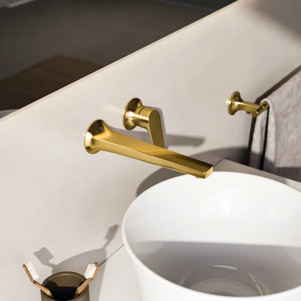 Ideal Standard Wand-Waschtischarmatur La Dolce Vita 209mm Brushed Gold