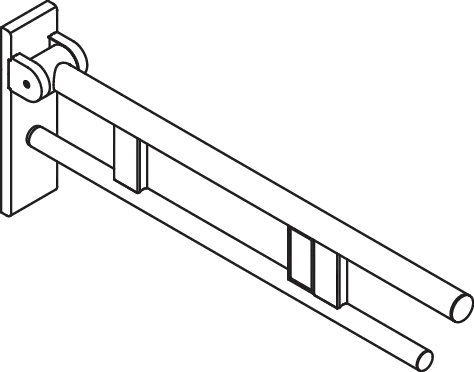 HEWI Stützklappgriff „System 900“