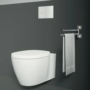 Doppelte Handtuchstange IOM Cube, Chrom