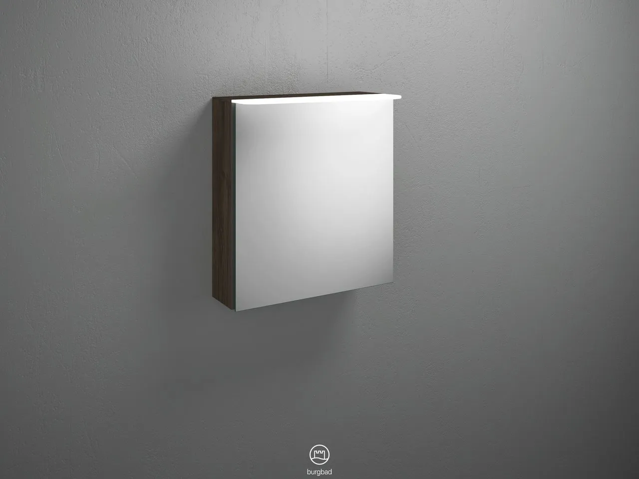 Burgbad Spiegelschrank Badu SFTU060, 310x600x665 mm, LED-Aufsatzleuchte 4200 K, beidseitig verspiegelt Burgbad Spiegelschrank Badu SFTU060, 310x600x665 mm, LED-Aufsatzleuchte 4200 K, beidseitig verspiegelt