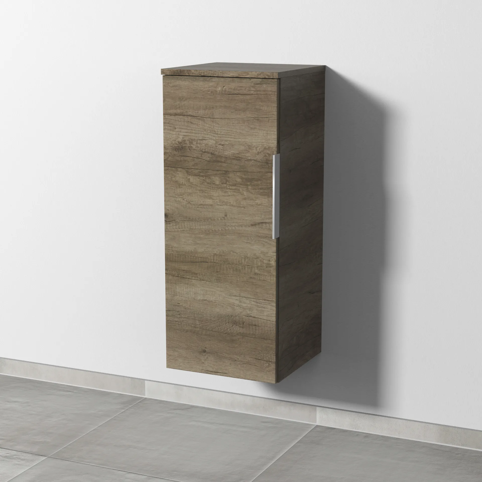 Sanipa Mittelschrank „3way“ 350 × 850 × 345 mm Anschlag links, in Eiche Nebraska, Anschlag links