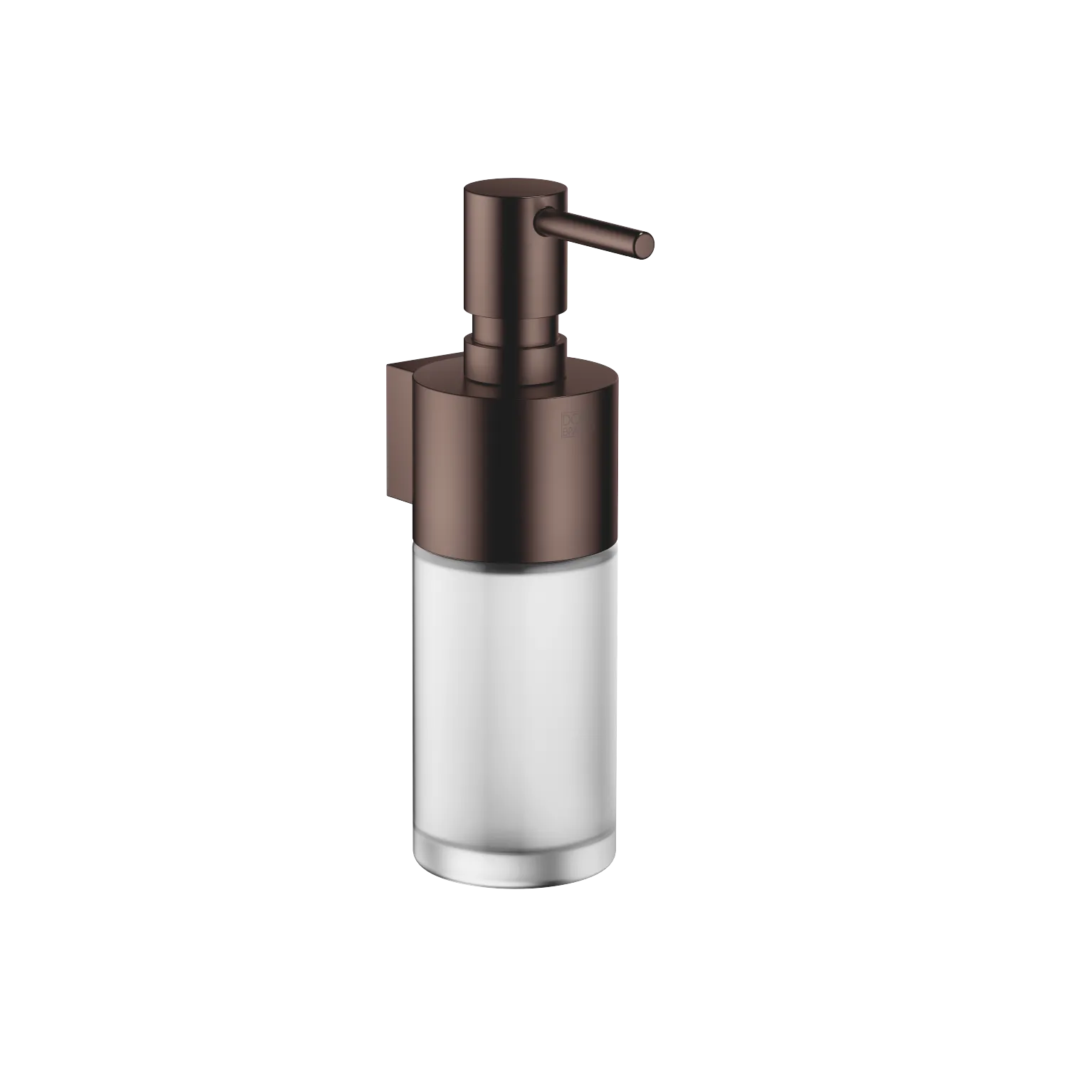 Dornbracht Spender Wandmodell SERIENNEUTRAL Dark Bronze gebürstet PVD, 60 mm Breite, 200 mm Höhe, 96 mm Ausladung, 250 ml Flaschenvolumen