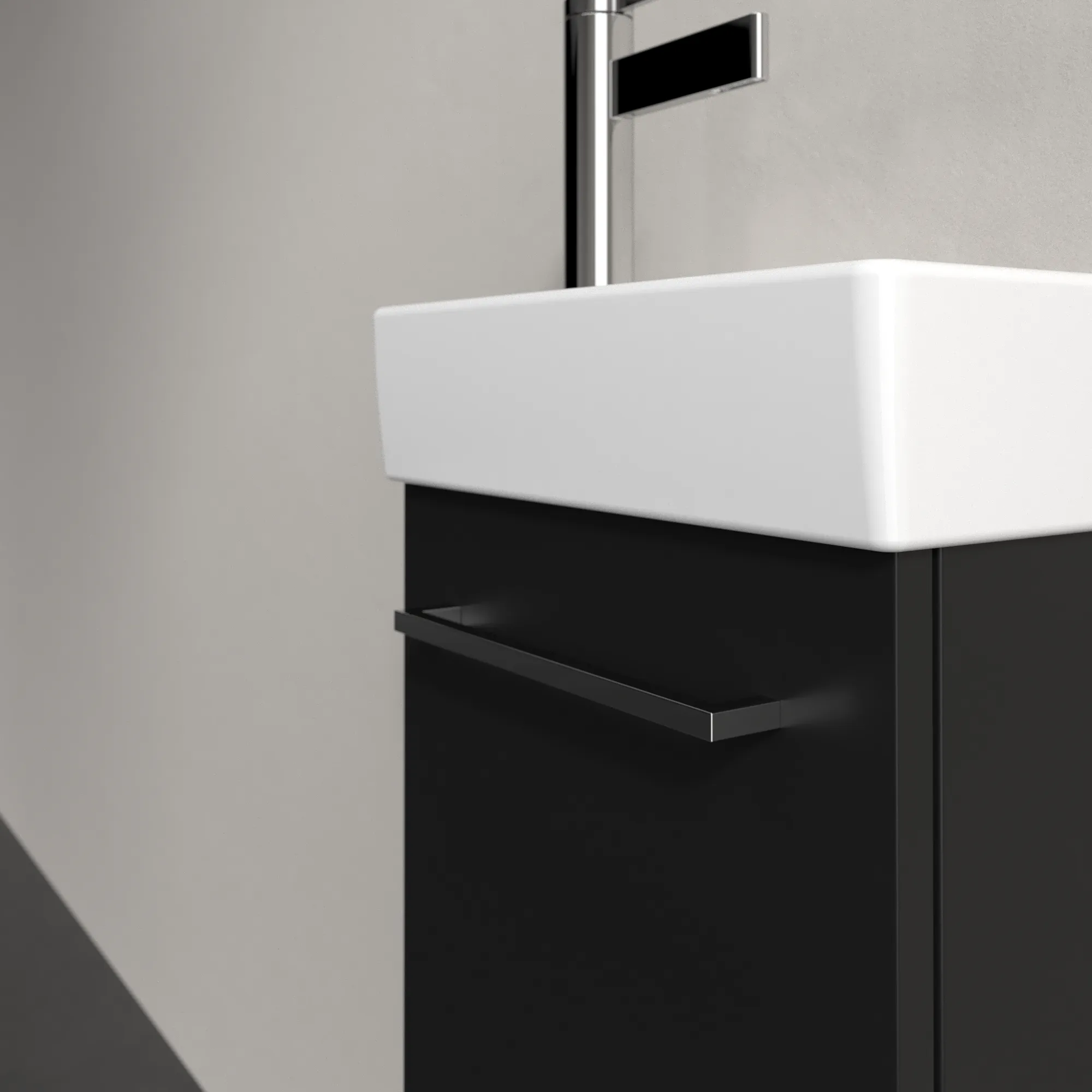 Villeroy & Boch Avento Waschbeckenunterschrank 340x514x234mm Volcano Black