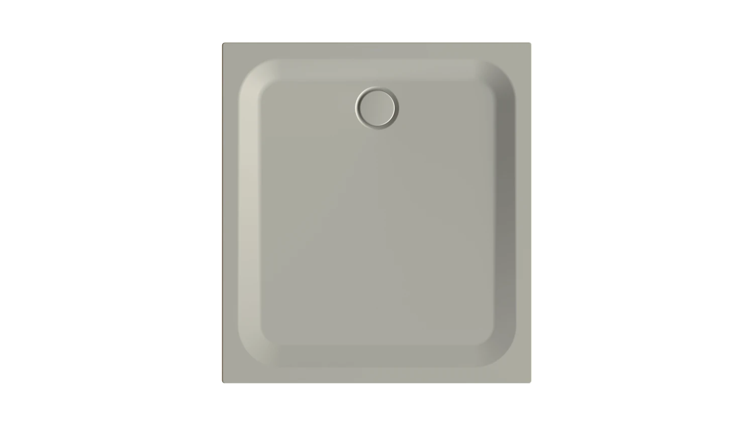 Bette rechteck Duschwanne „BetteUltra“ 1100 × 1000 mm mit BetteAntirutsch Pro, ohne Oberflächenveredelung, ohne Wannenträger, in Stone