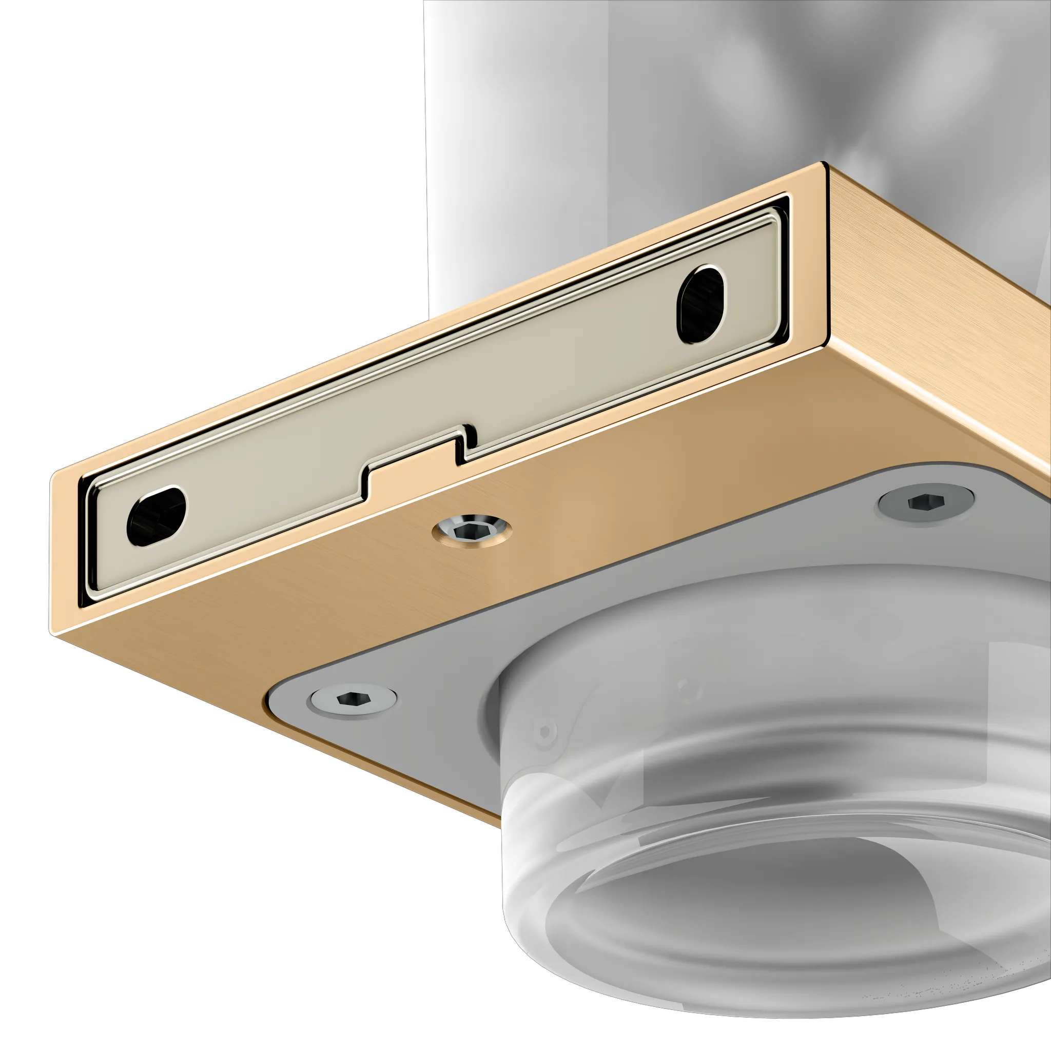 KEUCO EDITION 11 Toilettenbürstengarnitur mit Echtkristall-Einsatz Messing gebürstet KEUCO EDITION 11 Toilettenbürstengarnitur mit Echtkristall-Einsatz Messing gebürstet