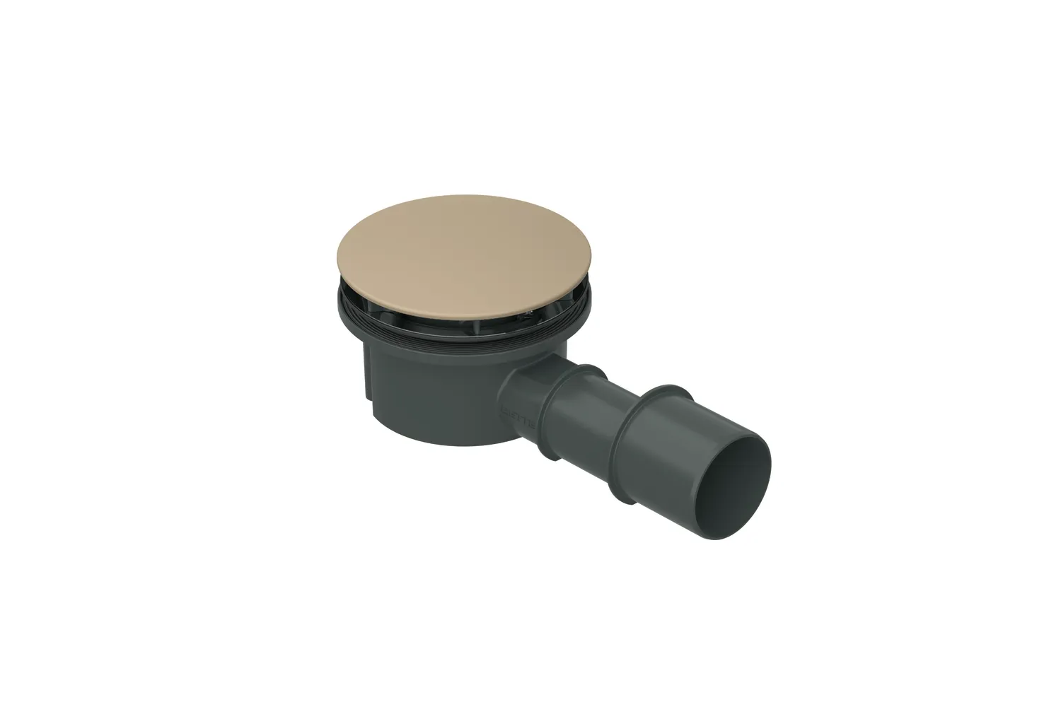 Compact+, seitlich - 0,5 l/s, Ab- und Überlauf, Duschwanne, Duschfläche, 225x115x85 mm, Weiß, Kunststoff