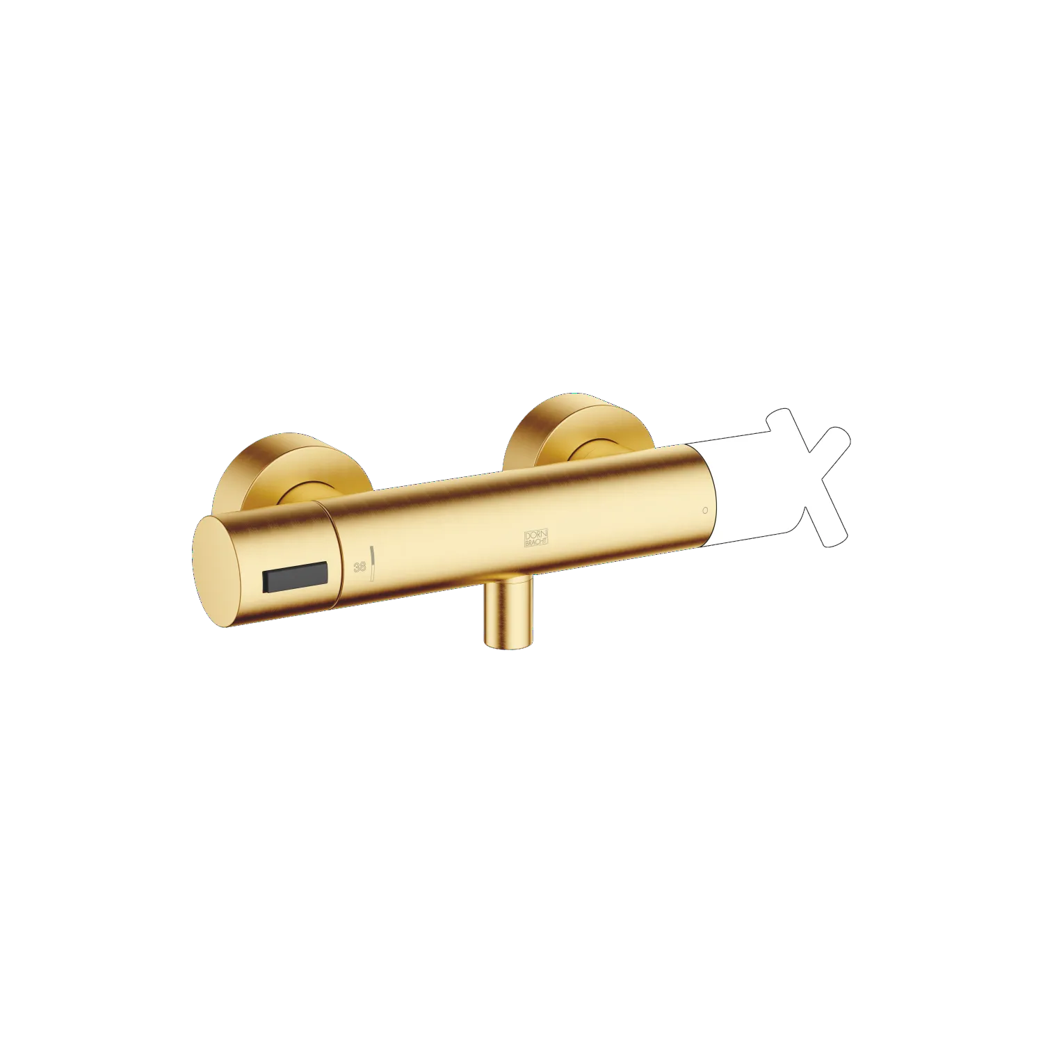 Brause-Thermostat für Wandmontage SERIENNEUTRAL Chrom 34443979