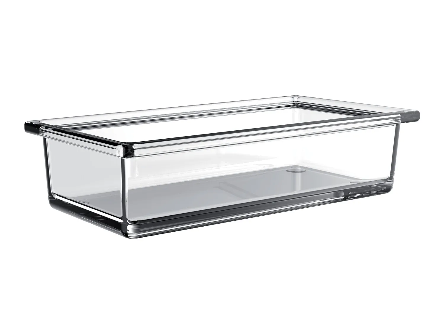 liaison Glasschale für Reling lang, 198 × 48 × 98 mm, chrom liaison Glasschale für Reling lang, 198 × 48 × 98 mm, chrom