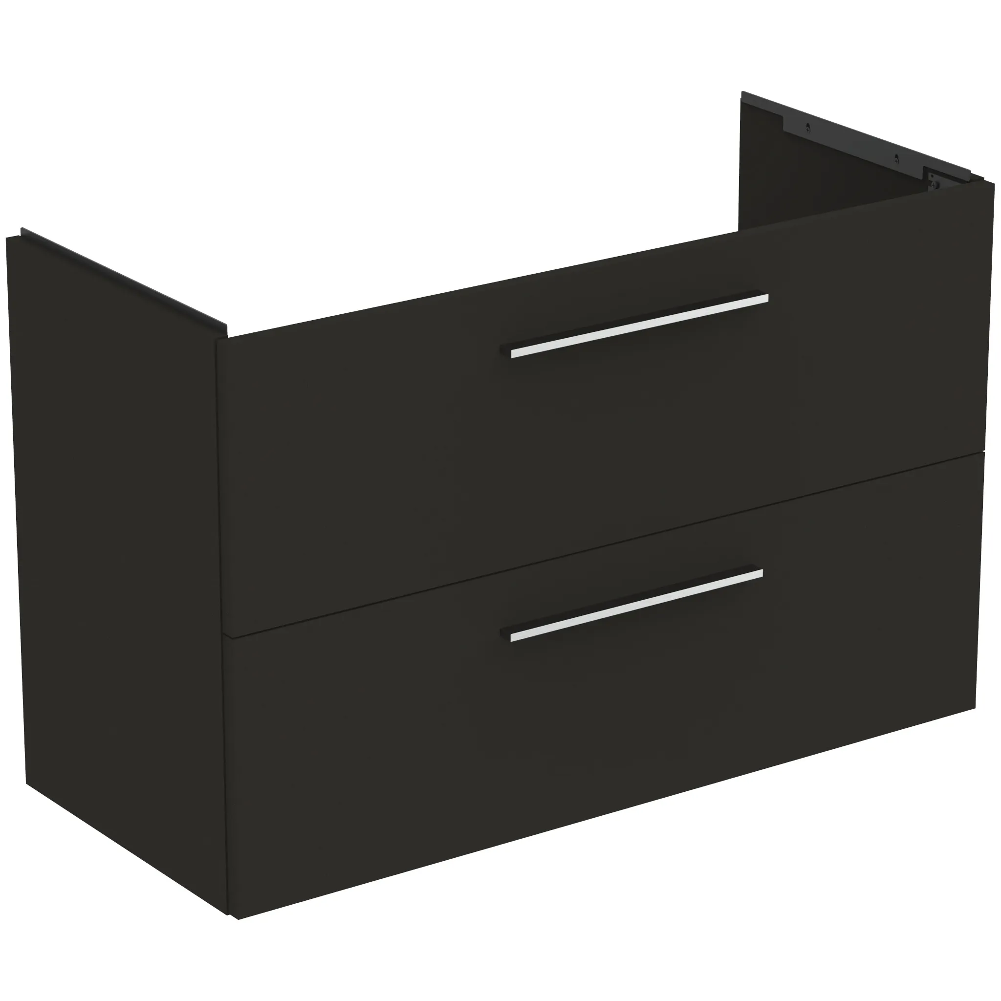 Ideal Standard Möbelwaschtischunterschrank i.life A 2 Auszüge 1000x440x630mm Carbongrau Ideal Standard Möbelwaschtischunterschrank i.life A 2 Auszüge 1000x440x630mm Carbongrau