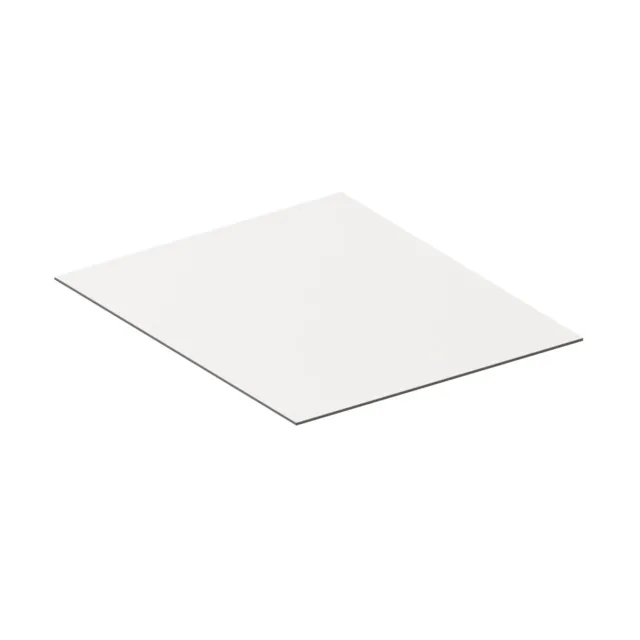 KEUCO Abdeckplatte „Edition 11 Art“ Weiß (Glas, satiniert), 400 × 483 × 4 mm