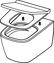 TECE WC „neo“, Befestigung verdeckt, ohne Spülrand TECE WC „neo“, Befestigung verdeckt, ohne Spülrand