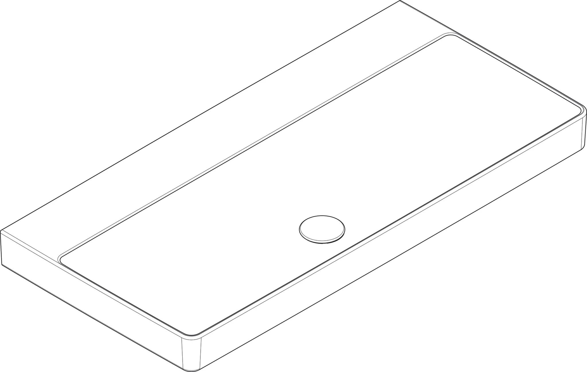 Waschbecken „Xelu Q“ in Weiß Waschbecken „Xelu Q“ in Weiß