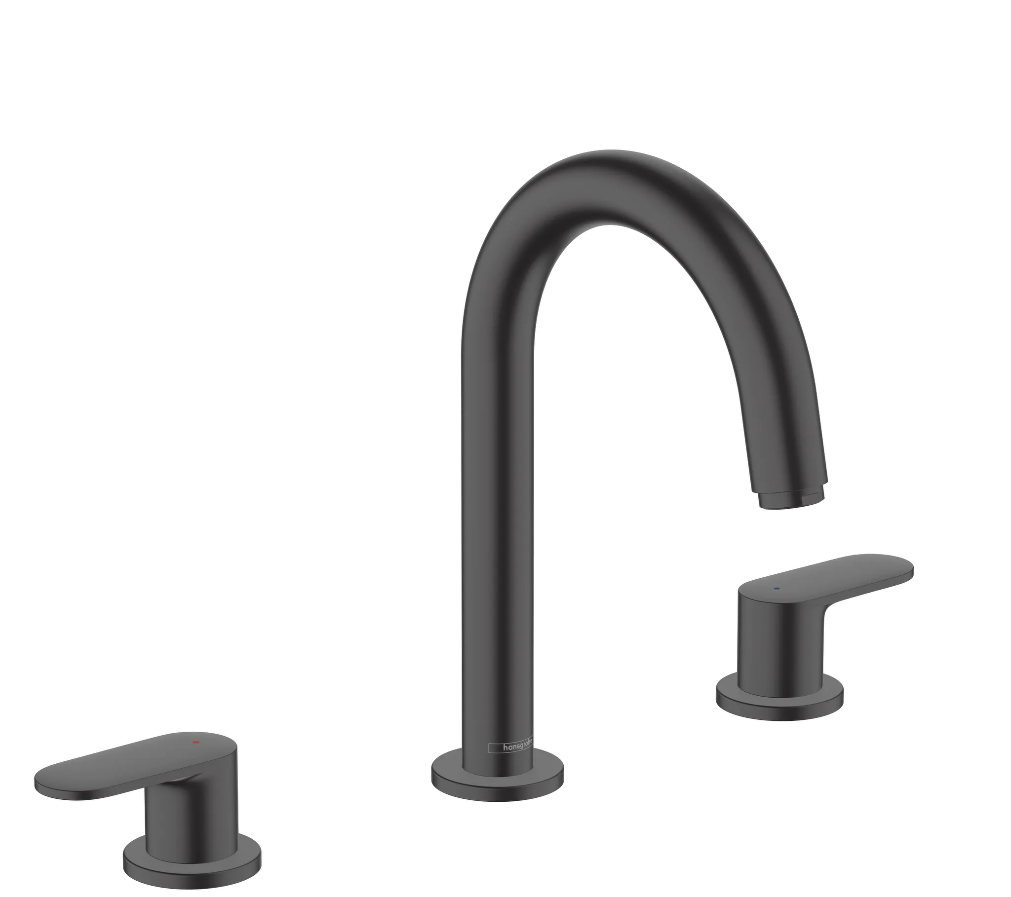 Hansgrohe Vernis Blend 3-Loch Waschtischarmatur, Mattschwarz Hansgrohe Vernis Blend 3-Loch Waschtischarmatur, Mattschwarz