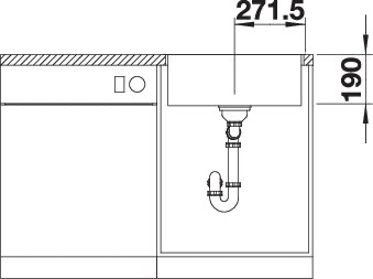 BLANCO SUBLINE 500-IF SteelFrame BLANCO SUBLINE 500-IF SteelFrame