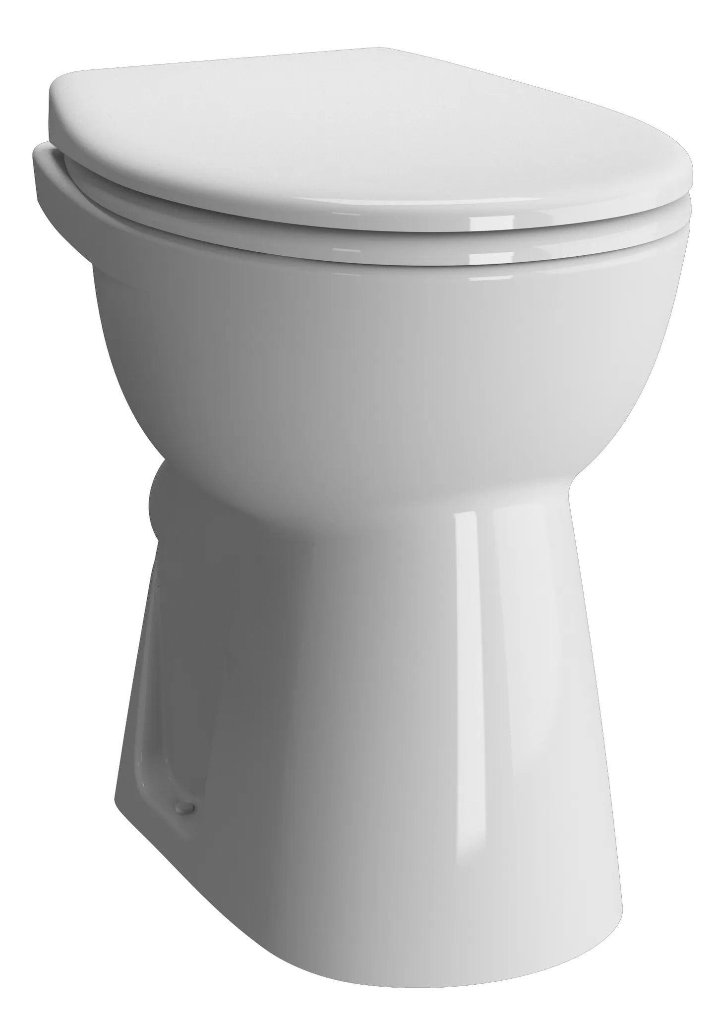 VitrA Conforma Flachspüler-Stand-WC + 6 cm Abgang waagerecht Open Back Weiß Hochglanz VitrA Conforma Flachspüler-Stand-WC + 6 cm Abgang waagerecht Open Back Weiß Hochglanz