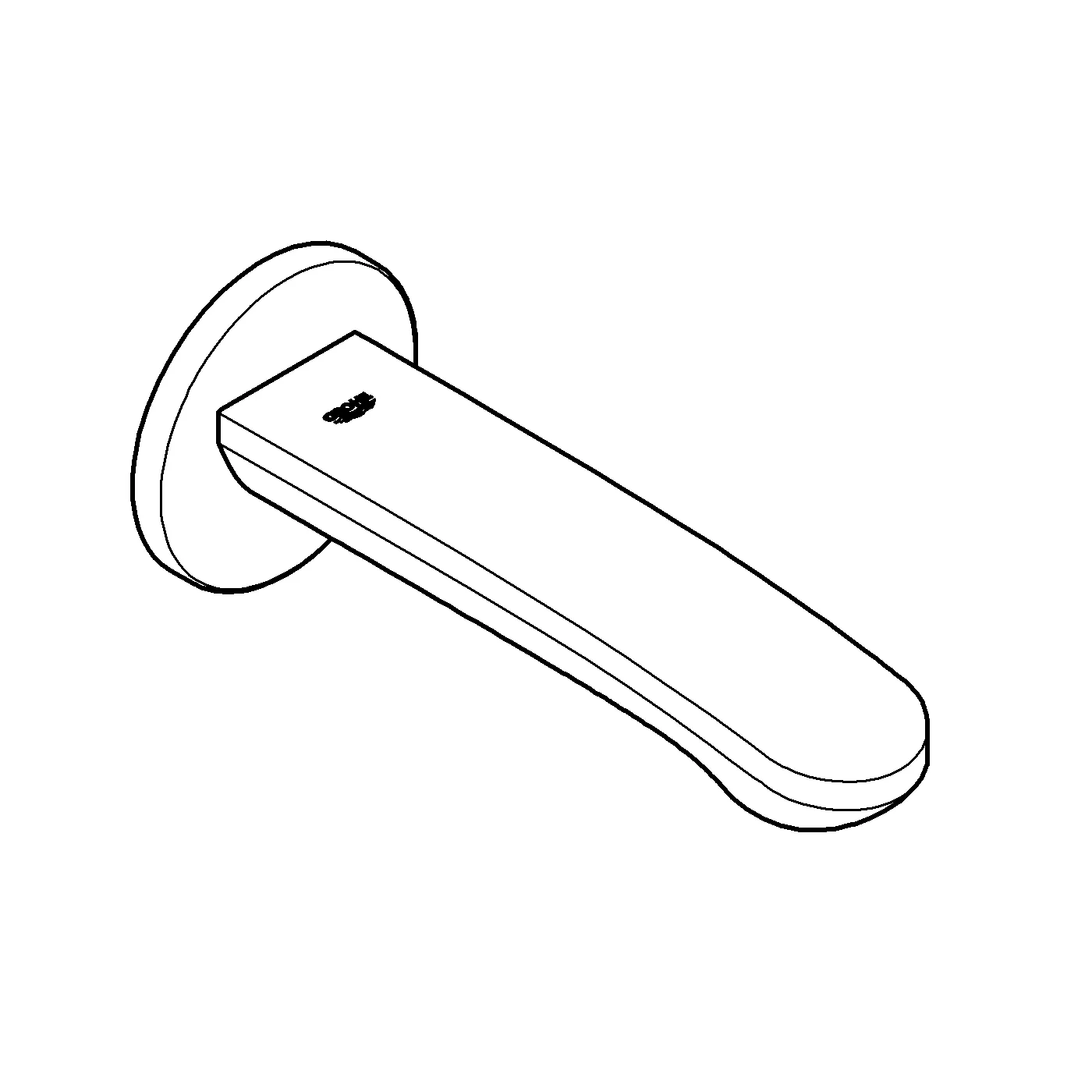 Grohe Eurostyle Cosmopolitan Wanneneinlauf Wandmontage chrom, Ausladung 170 mm Grohe Eurostyle Cosmopolitan Wanneneinlauf Wandmontage chrom, Ausladung 170 mm