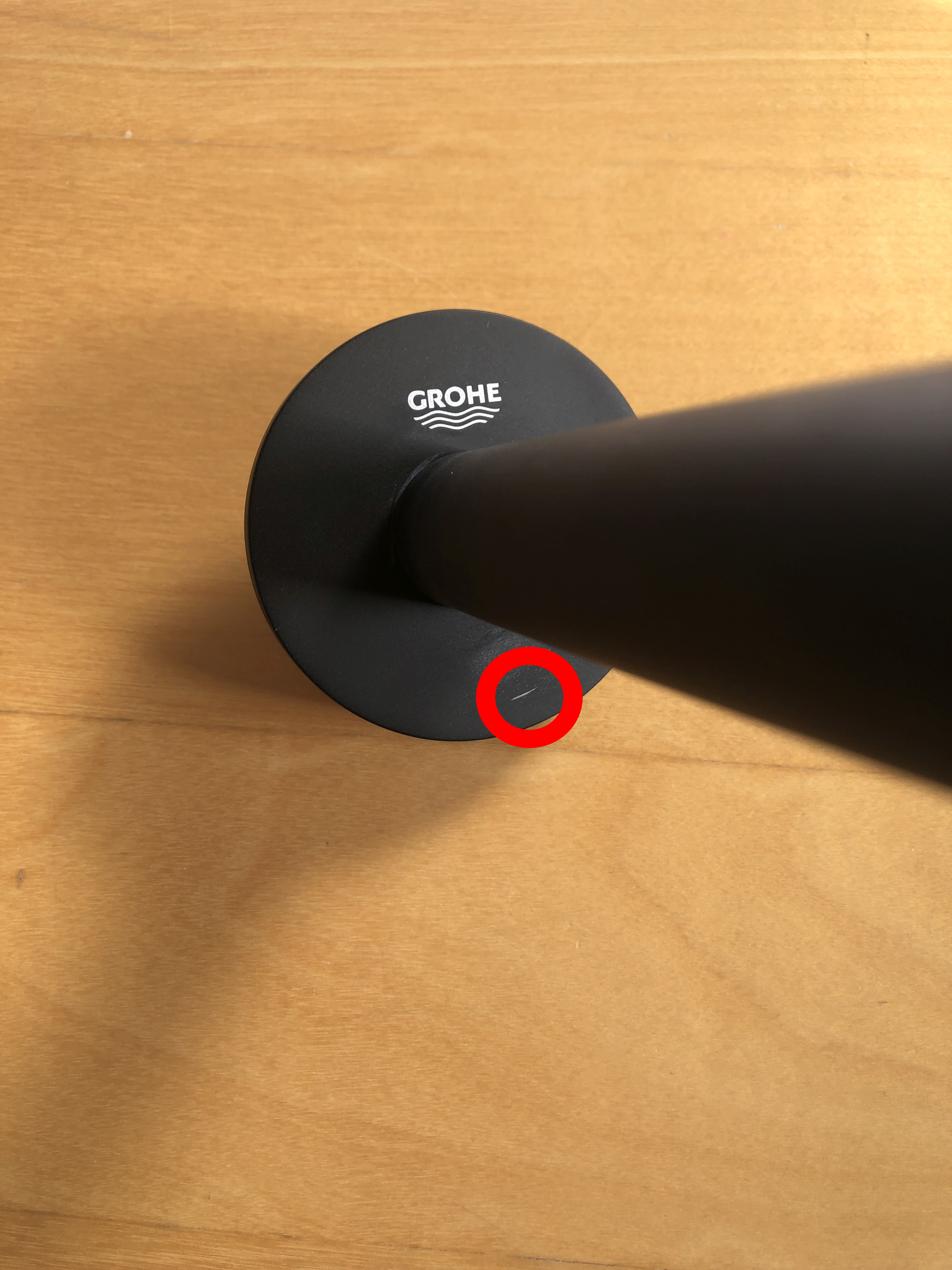 Grohe Essence 2-Loch-Waschtischbatterie Wandmontage Ausl. 183mm phantom black Grohe Essence 2-Loch-Waschtischbatterie Wandmontage Ausl. 183mm phantom black