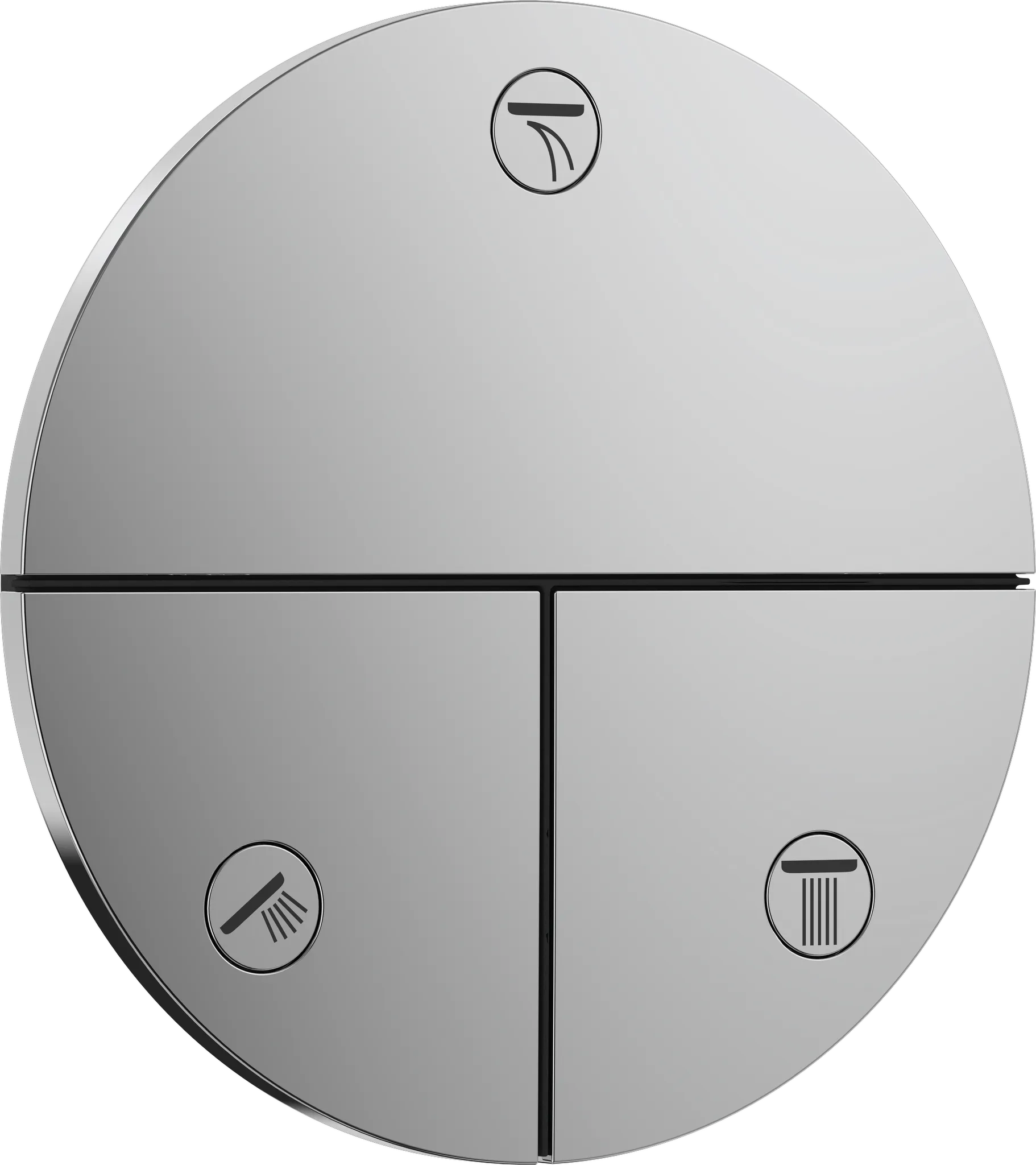 ShowerSelect Comfort S Ventil Unterputz für 3 Verbraucher Chrom Farbe: Chrom ShowerSelect Comfort S Ventil Unterputz für 3 Verbraucher Chrom Farbe: Chrom