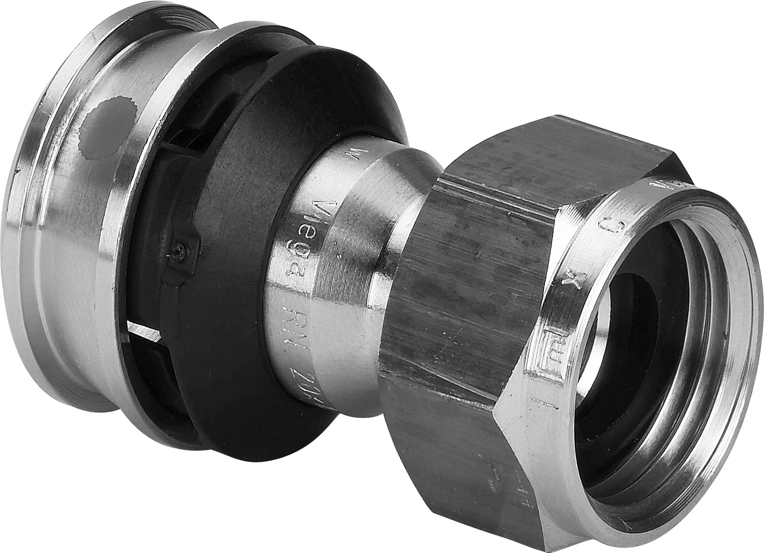 Viega „Raxofix“ Anschlussverschraubung mit 1 Muffe und Innengewinde 50 mm × 2 3/8″ Viega „Raxofix“ Anschlussverschraubung mit 1 Muffe und Innengewinde 50 mm × 2 3/8″