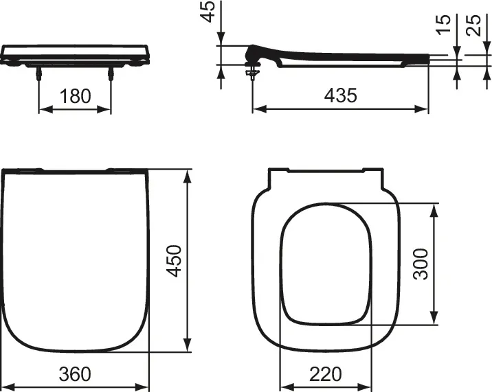 Ideal Standard WC-Sitz „i.lifeA“