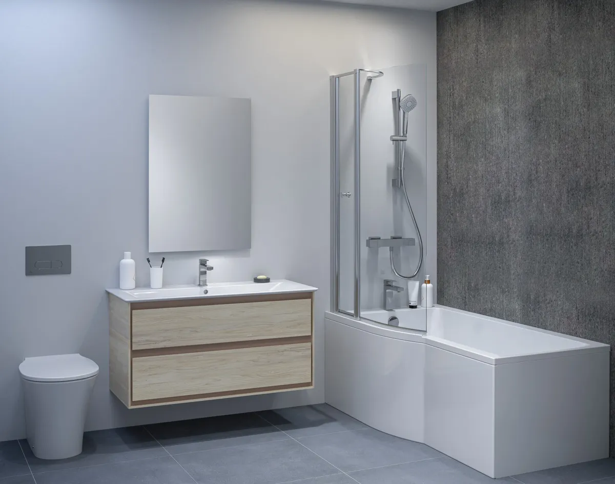 Ideal Standard Badewannenabtrennung „ConnectAir“ Ideal Standard Badewannenabtrennung „ConnectAir“