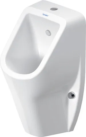 Urinal D-Code, Zulauf von oben rimless, ohne Fliege, weiß Urinal D-Code, Zulauf von oben rimless, ohne Fliege, weiß