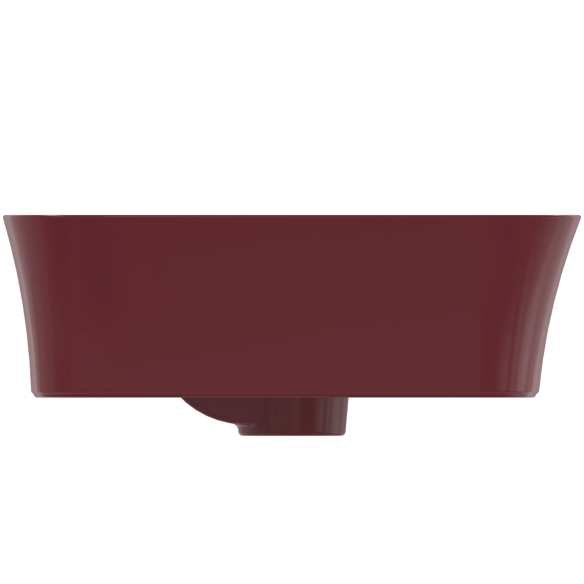 Waschbecken „Ipalyss“ 55 × 38 × 14,5 cm, Hahnlochposition mittig in Granatapfel