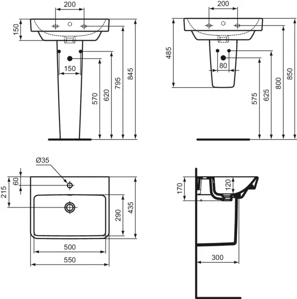 Ideal Standard Waschbecken „i.lifeB“ Ideal Standard Waschbecken „i.lifeB“