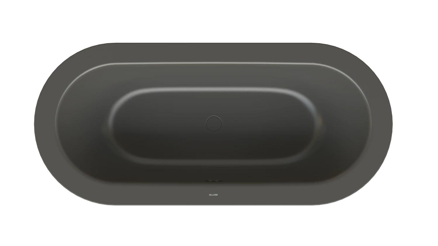 Bette Badewanne „BetteStarlet Oval Silhouette“ freistehend oval 165 × 75 cm in Anthracite Bette Badewanne „BetteStarlet Oval Silhouette“ freistehend oval 165 × 75 cm in Anthracite