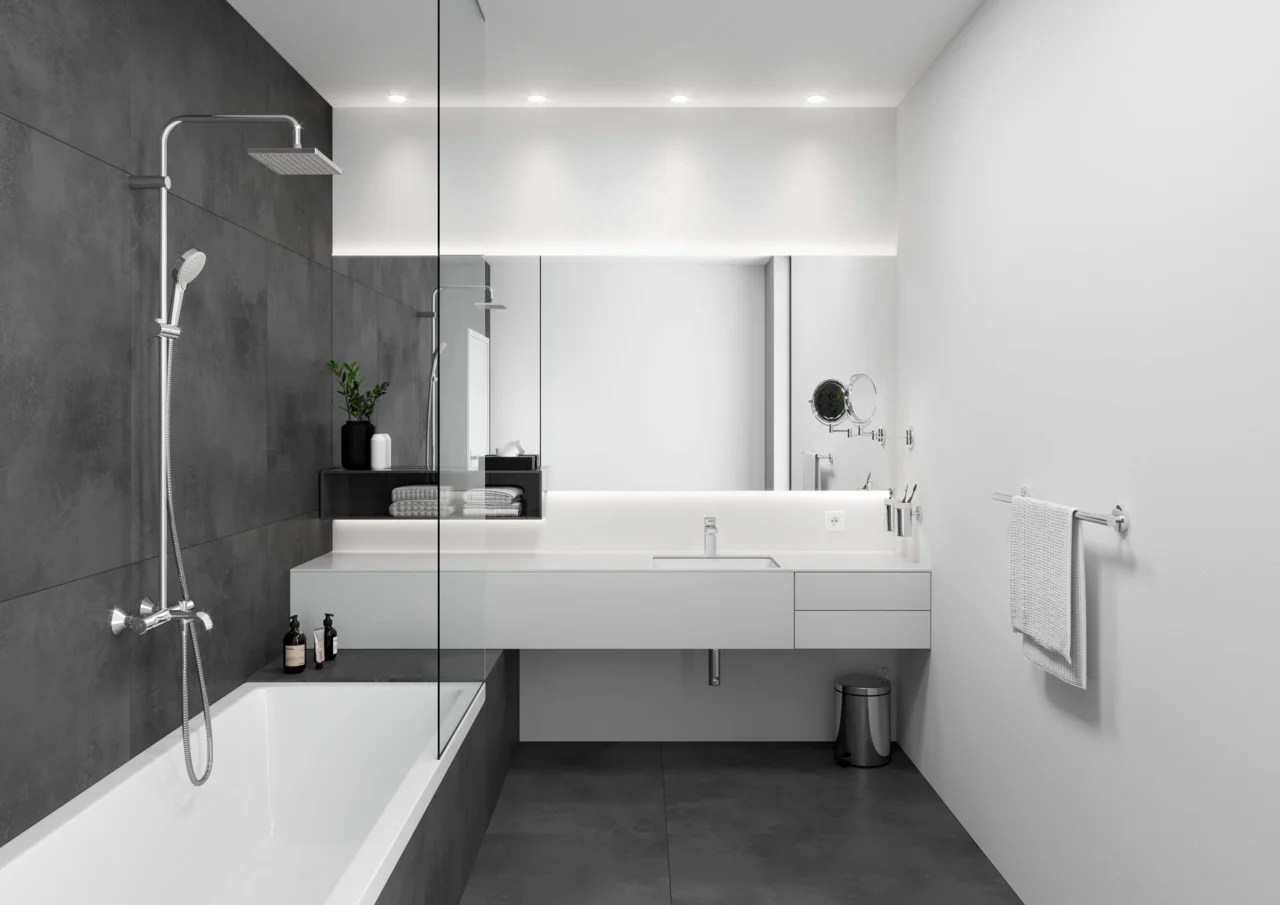 Hansgrohe Vernis Shape Einhebel-Waschtischmischer 100, Chrom, Ausladung 110 mm, Auslaufhöhe 95 mm Hansgrohe Vernis Shape Einhebel-Waschtischmischer 100, Chrom, Ausladung 110 mm, Auslaufhöhe 95 mm