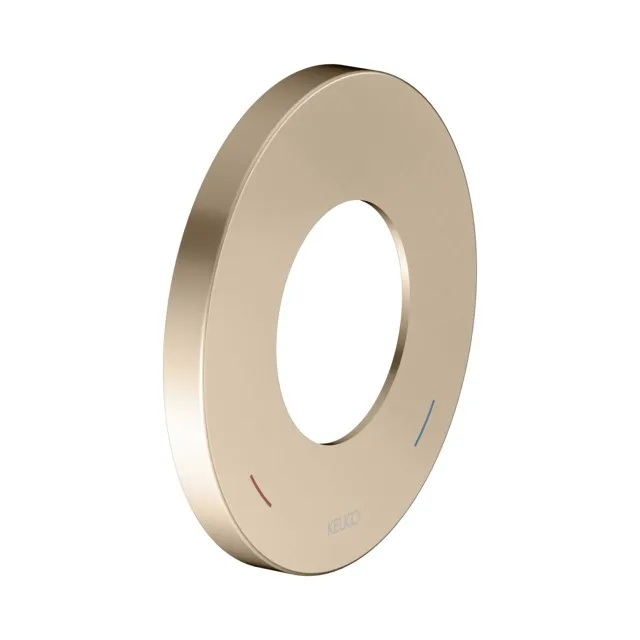 IXMO 59551030091 Wandrosette für Einhebelmischer, rund 105 mm Ø Bronze gebürstet