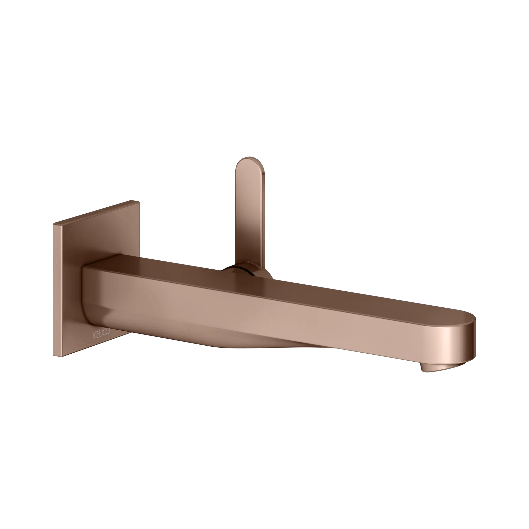 IXMO Einhebel-Waschtischmischer UP Ausladung 225 mm/IXMO Flat Rotgold geb.